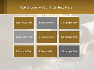 A Wooden Table Topped With Lots Of Pasta PowerPoint Template