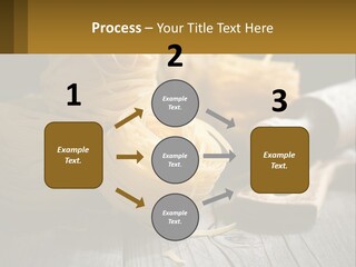 A Wooden Table Topped With Lots Of Pasta PowerPoint Template