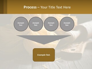 A Wooden Table Topped With Lots Of Pasta PowerPoint Template