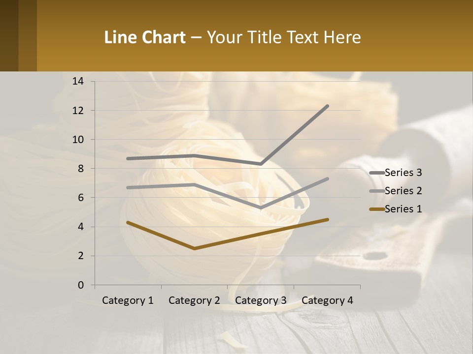 A Wooden Table Topped With Lots Of Pasta PowerPoint Template