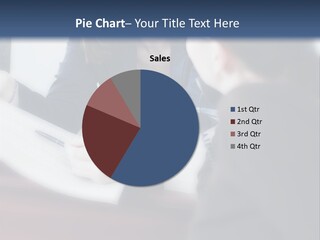 A Woman Sitting At A Desk Talking To Another Woman PowerPoint Template