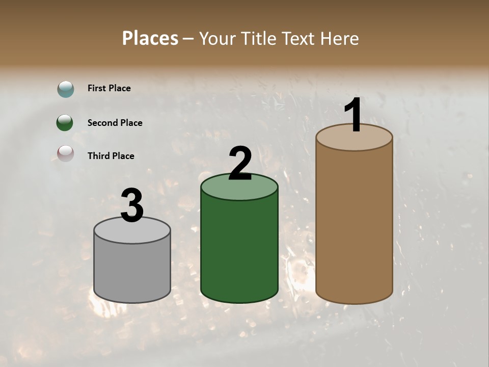 A Rain Covered Window With The Words Name Of Presentation Company Name PowerPoint Template