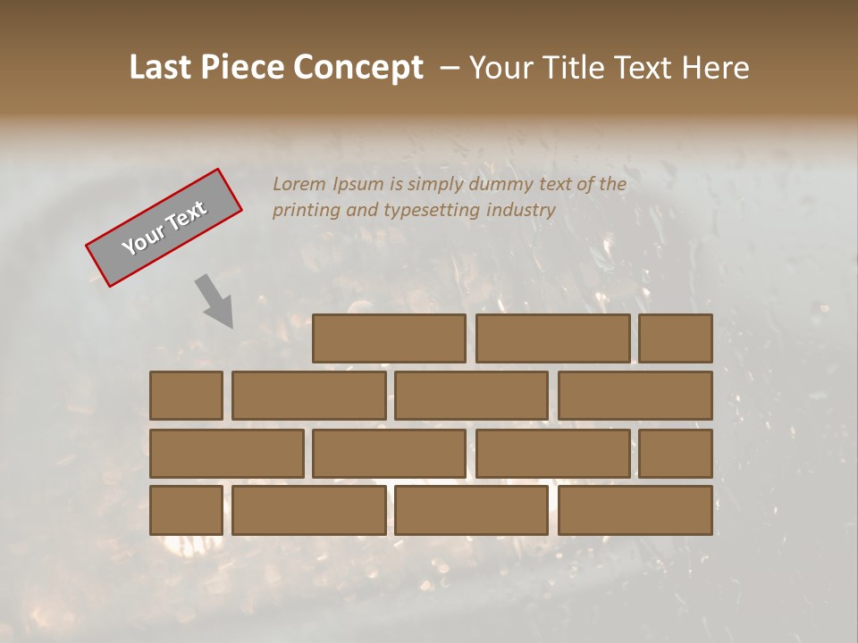 A Rain Covered Window With The Words Name Of Presentation Company Name PowerPoint Template