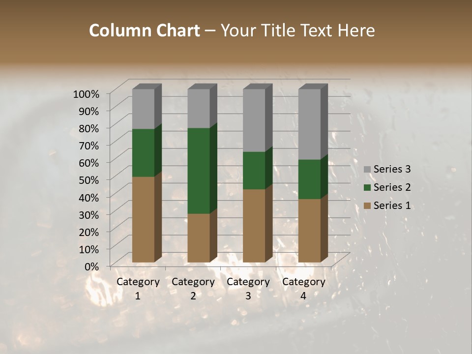 A Rain Covered Window With The Words Name Of Presentation Company Name PowerPoint Template