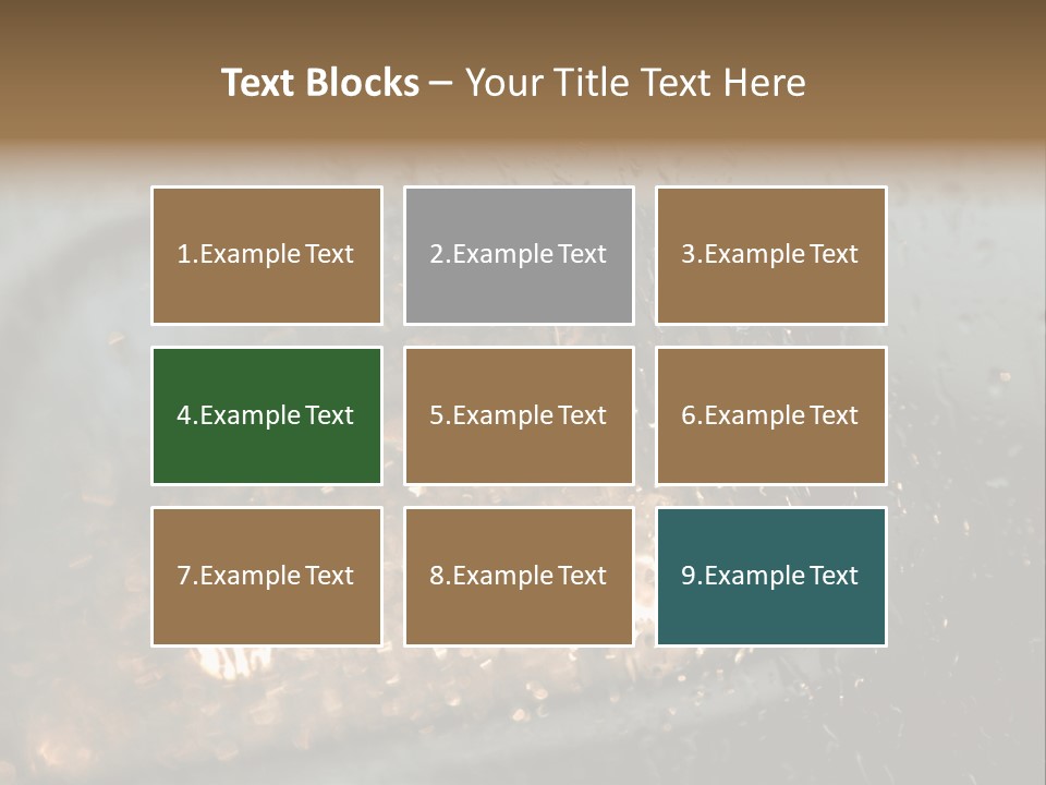 A Rain Covered Window With The Words Name Of Presentation Company Name PowerPoint Template