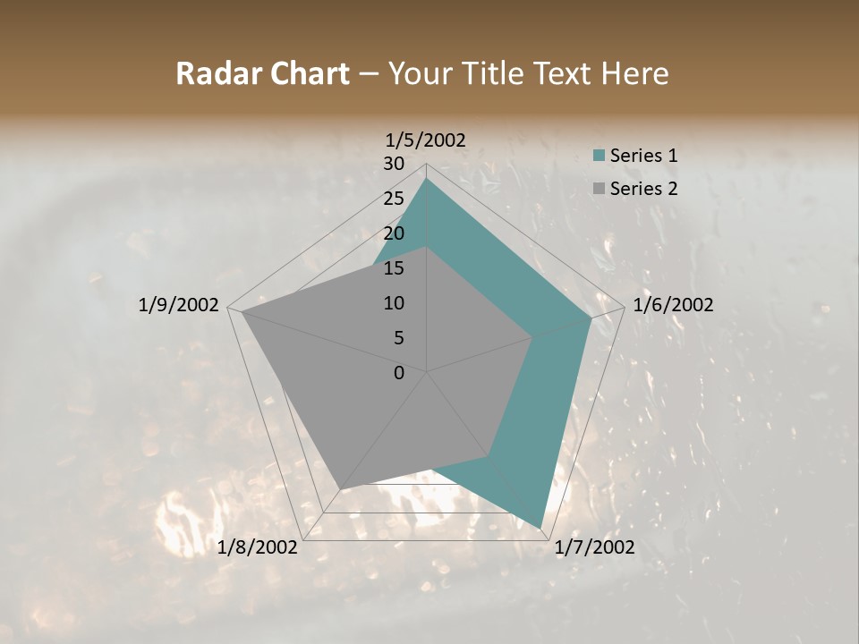 A Rain Covered Window With The Words Name Of Presentation Company Name PowerPoint Template