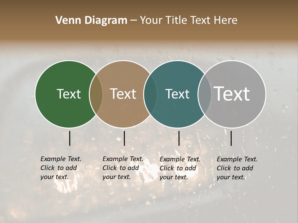 A Rain Covered Window With The Words Name Of Presentation Company Name PowerPoint Template