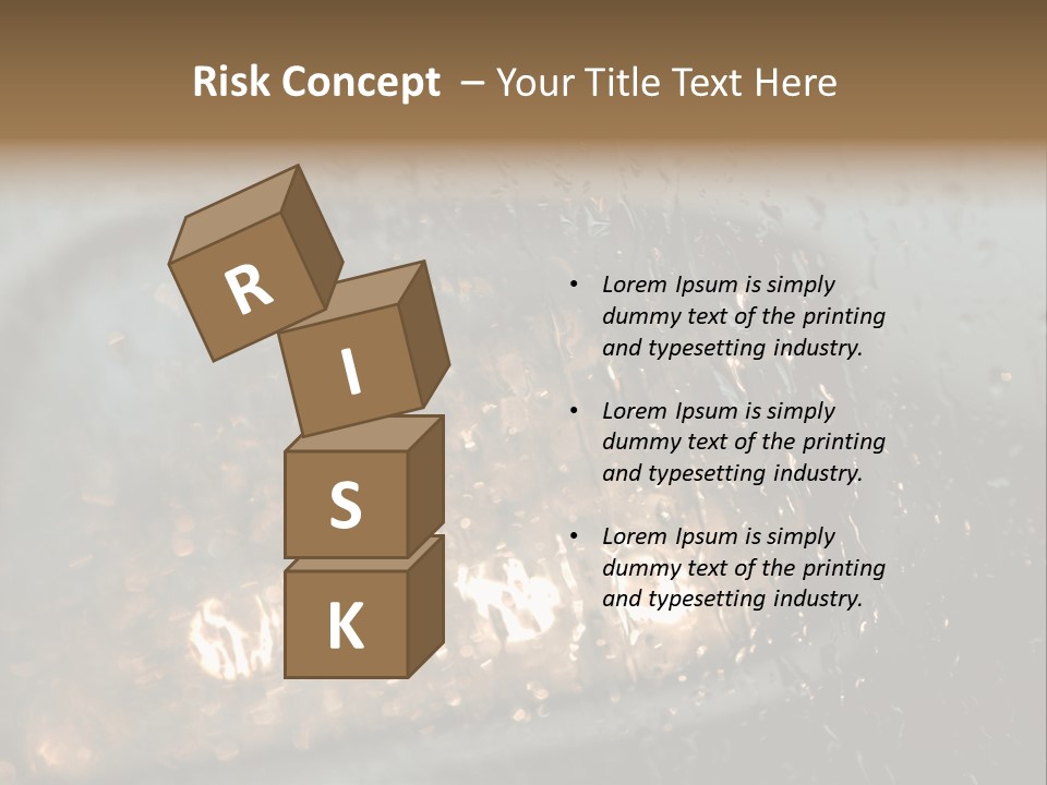 A Rain Covered Window With The Words Name Of Presentation Company Name PowerPoint Template