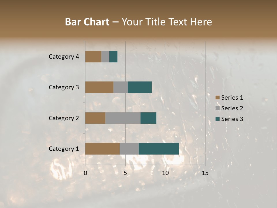 A Rain Covered Window With The Words Name Of Presentation Company Name PowerPoint Template