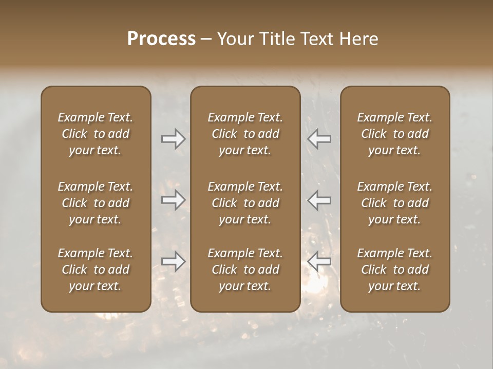 A Rain Covered Window With The Words Name Of Presentation Company Name PowerPoint Template