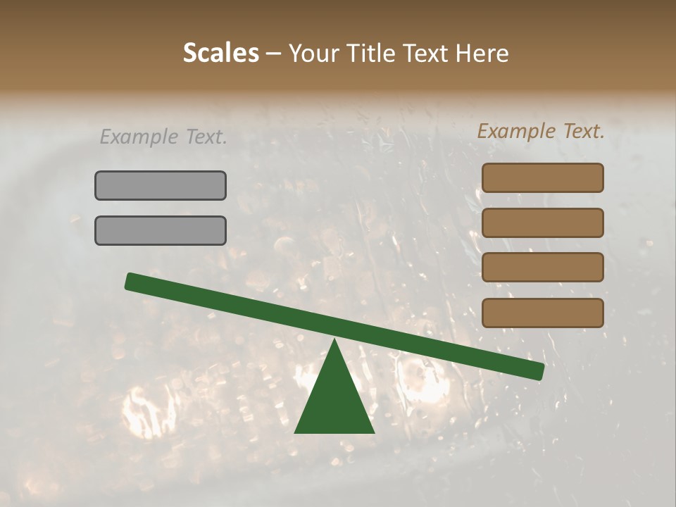 A Rain Covered Window With The Words Name Of Presentation Company Name PowerPoint Template