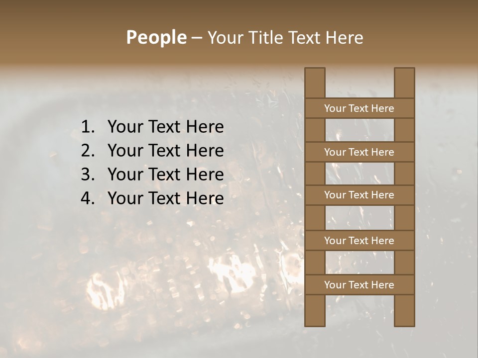 A Rain Covered Window With The Words Name Of Presentation Company Name PowerPoint Template