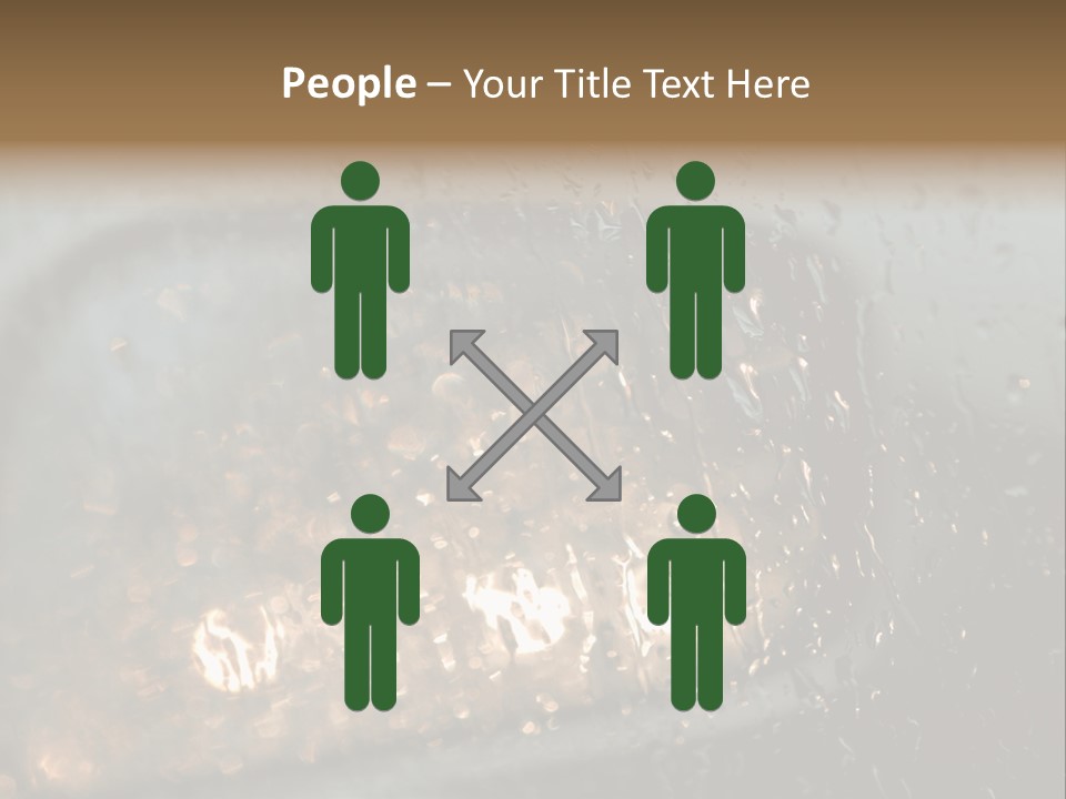 A Rain Covered Window With The Words Name Of Presentation Company Name PowerPoint Template