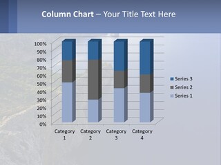 A Large Body Of Water Surrounded By Mountains PowerPoint Template