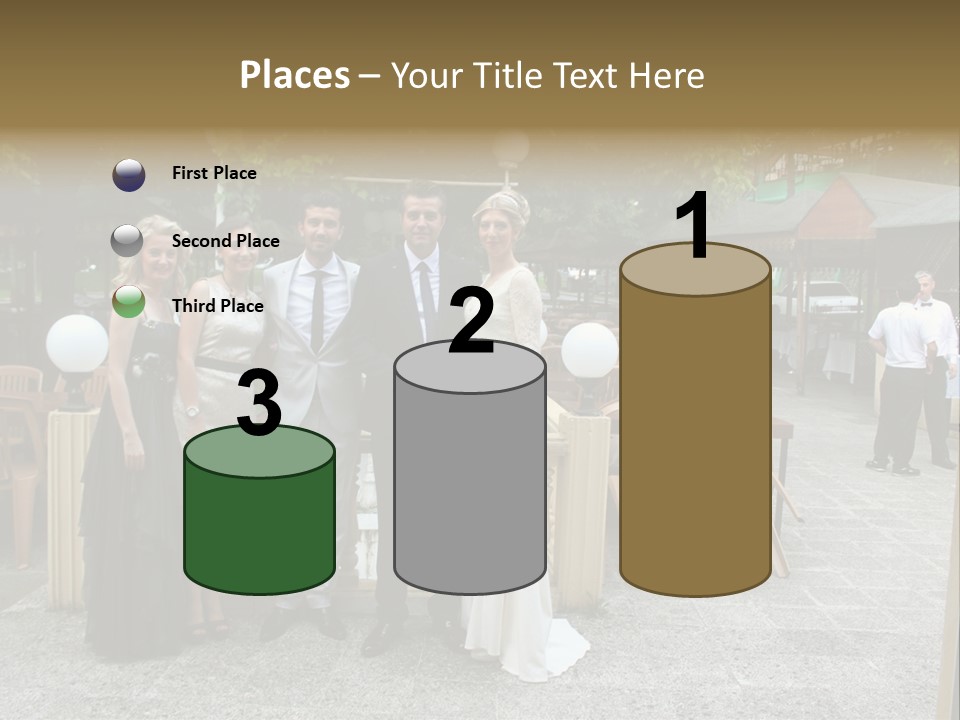 A Group Of People Standing Next To Each Other PowerPoint Template