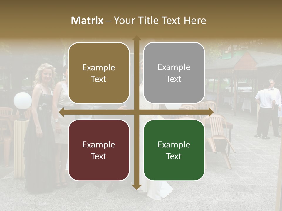 A Group Of People Standing Next To Each Other PowerPoint Template