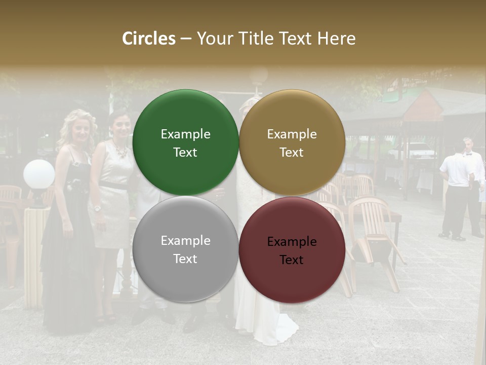 A Group Of People Standing Next To Each Other PowerPoint Template