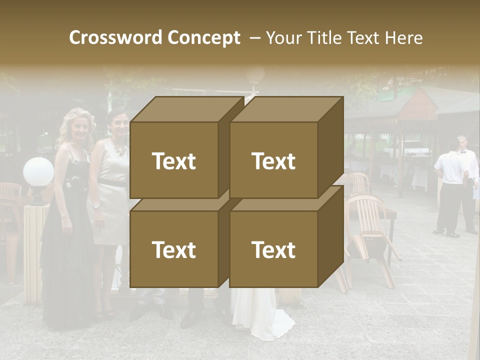 A Group Of People Standing Next To Each Other PowerPoint Template
