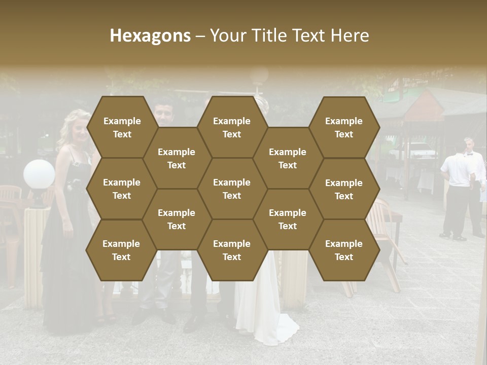 A Group Of People Standing Next To Each Other PowerPoint Template