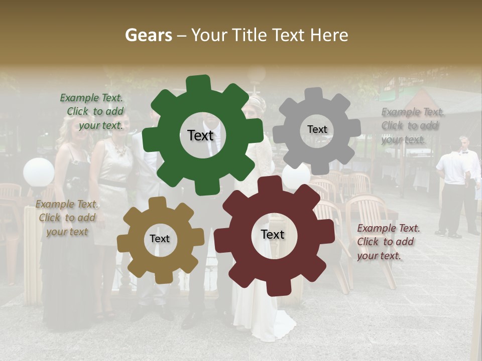 A Group Of People Standing Next To Each Other PowerPoint Template