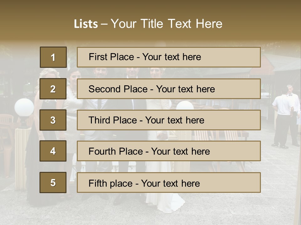 A Group Of People Standing Next To Each Other PowerPoint Template