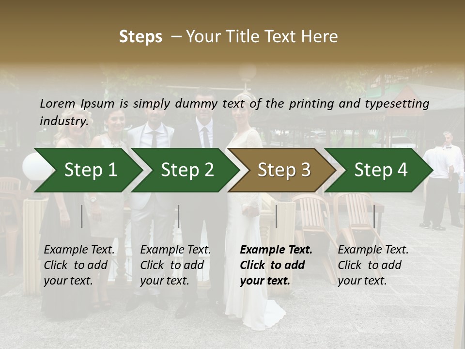 A Group Of People Standing Next To Each Other PowerPoint Template