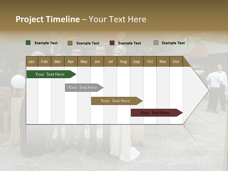 A Group Of People Standing Next To Each Other PowerPoint Template