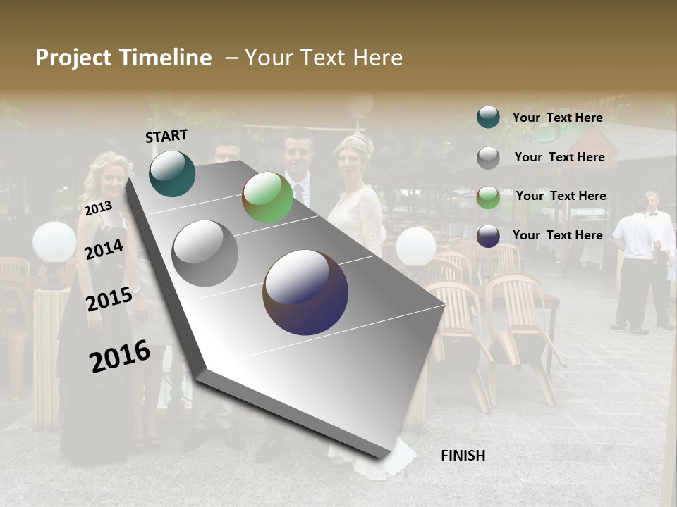 A Group Of People Standing Next To Each Other PowerPoint Template