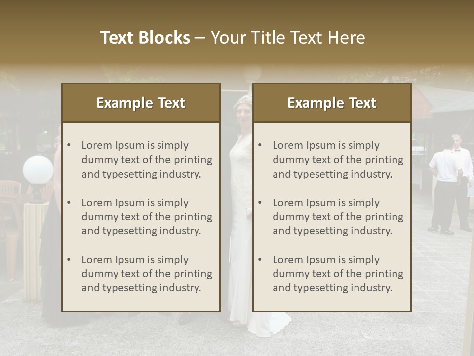 A Group Of People Standing Next To Each Other PowerPoint Template