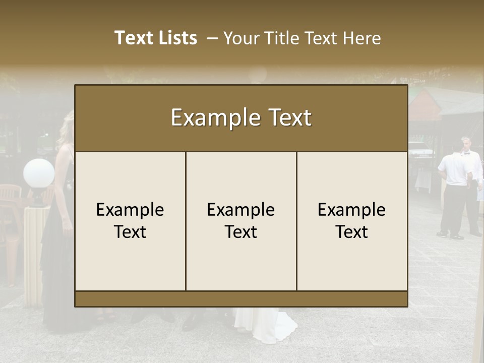 A Group Of People Standing Next To Each Other PowerPoint Template