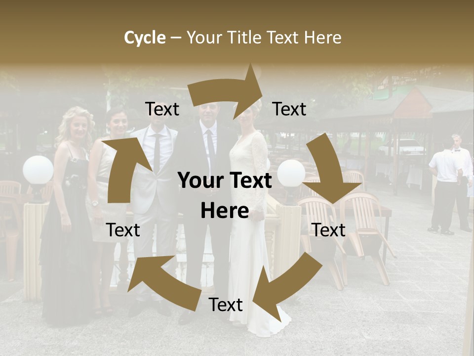 A Group Of People Standing Next To Each Other PowerPoint Template