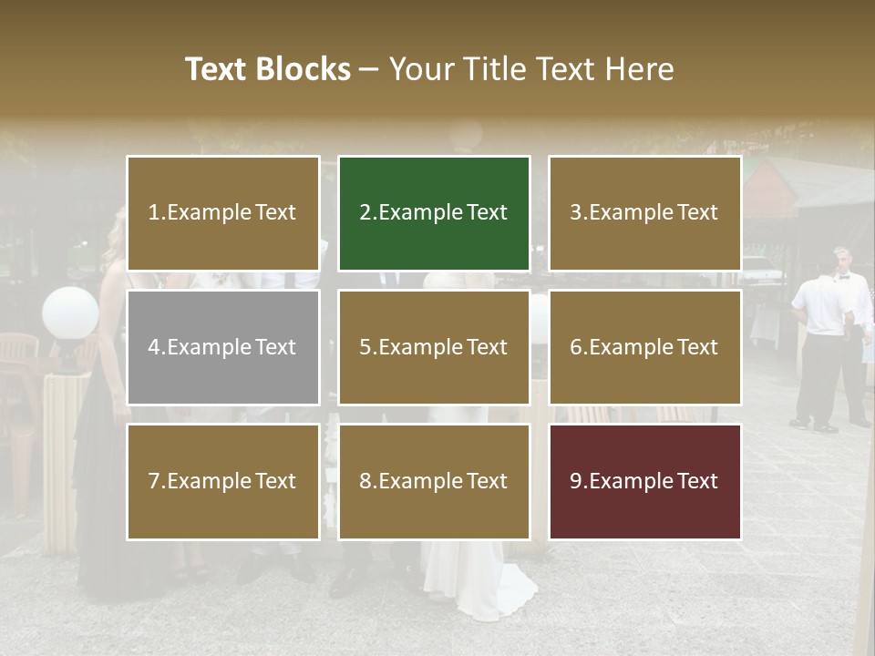 A Group Of People Standing Next To Each Other PowerPoint Template