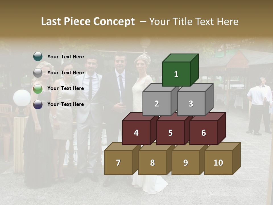 A Group Of People Standing Next To Each Other PowerPoint Template
