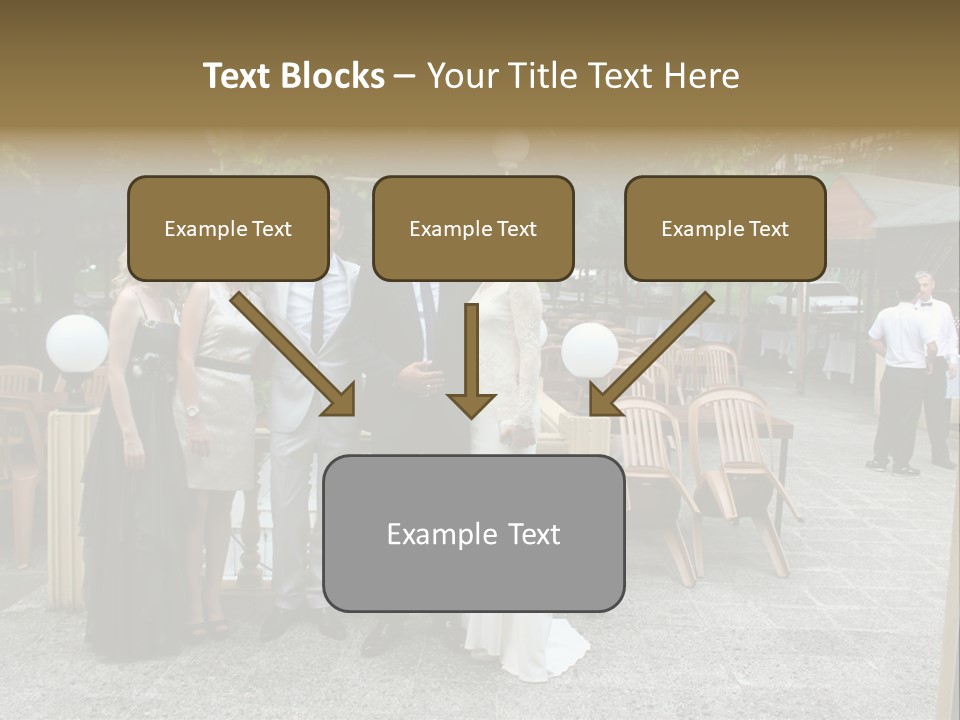 A Group Of People Standing Next To Each Other PowerPoint Template