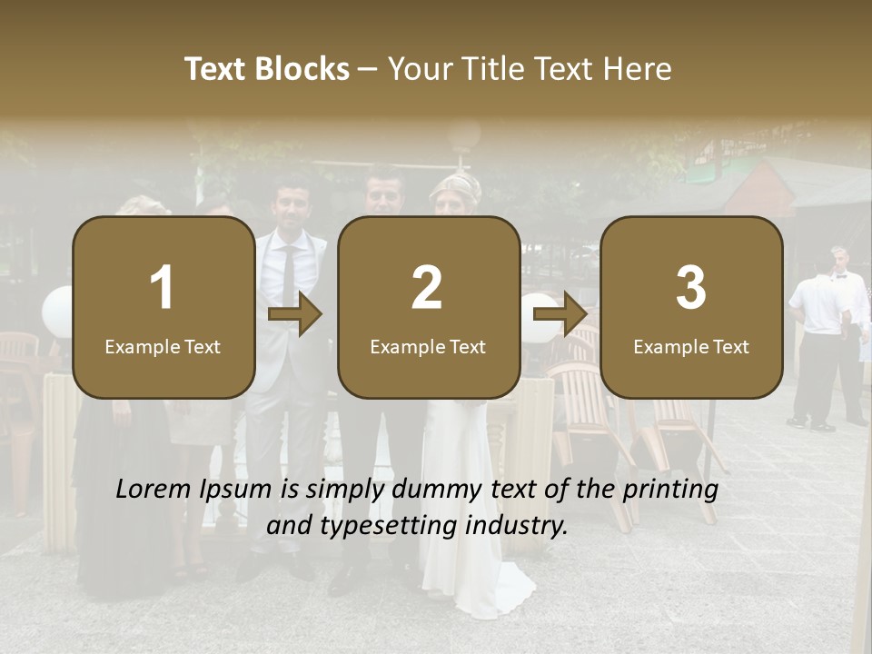 A Group Of People Standing Next To Each Other PowerPoint Template