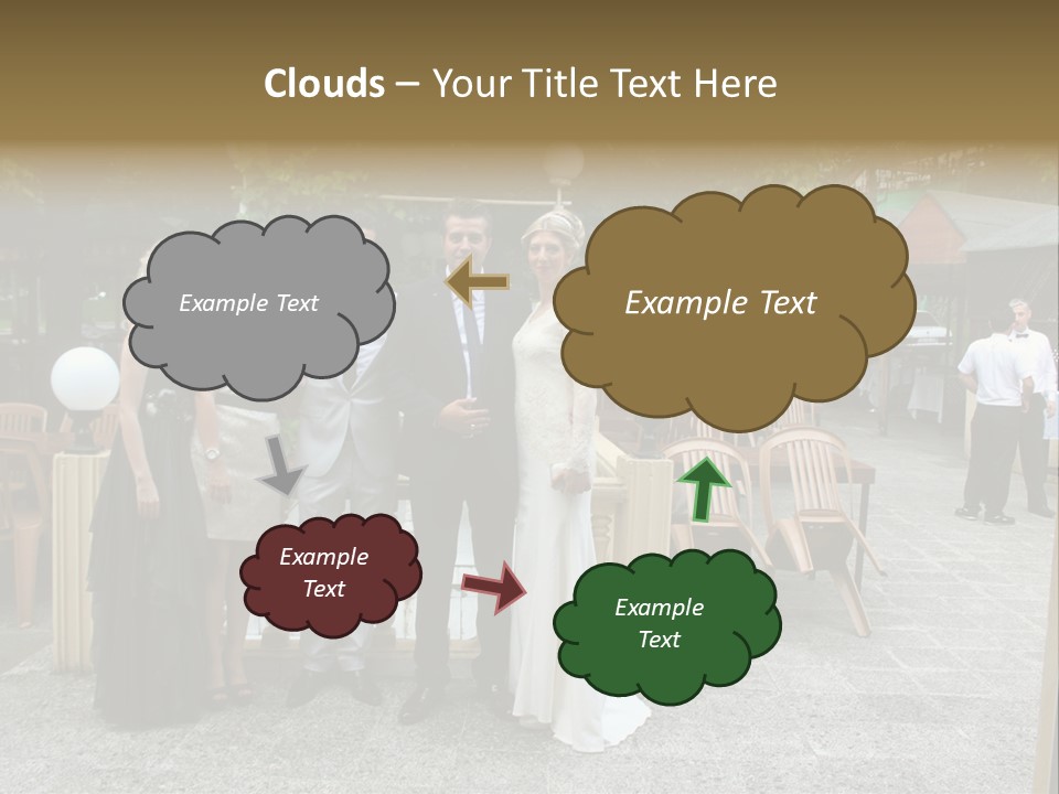 A Group Of People Standing Next To Each Other PowerPoint Template