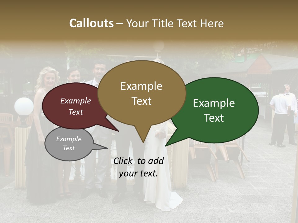 A Group Of People Standing Next To Each Other PowerPoint Template