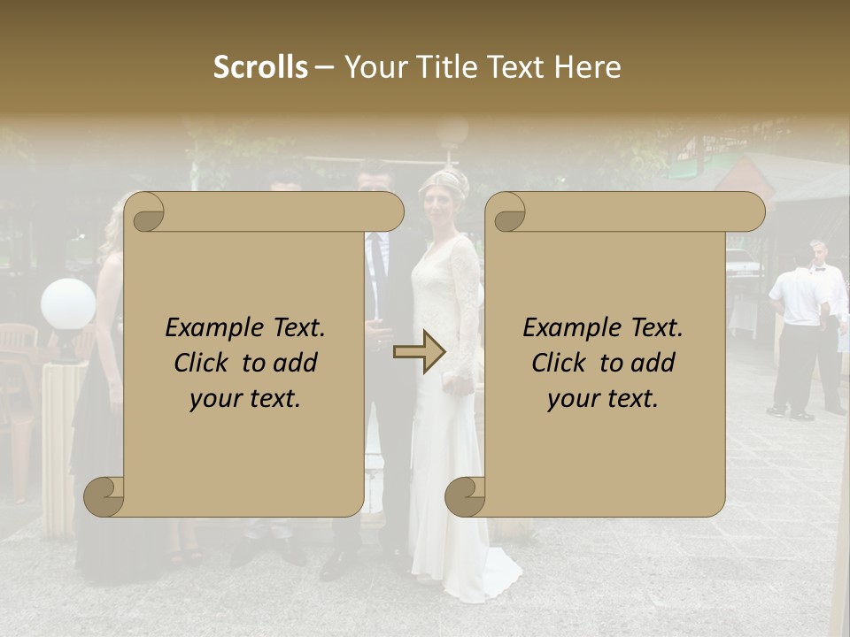 A Group Of People Standing Next To Each Other PowerPoint Template