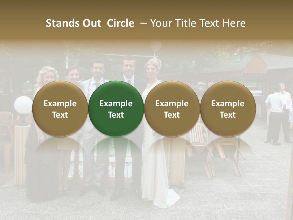 A Group Of People Standing Next To Each Other PowerPoint Template
