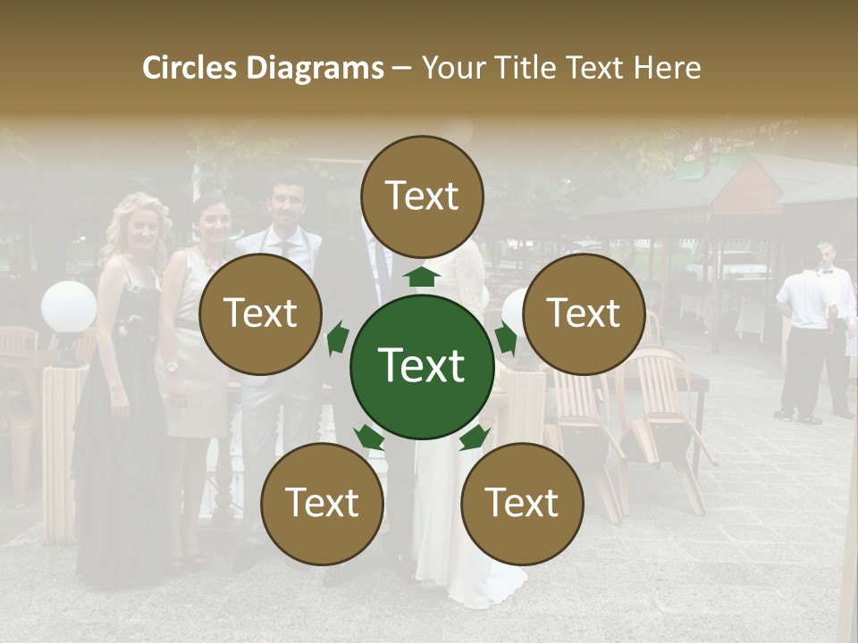 A Group Of People Standing Next To Each Other PowerPoint Template