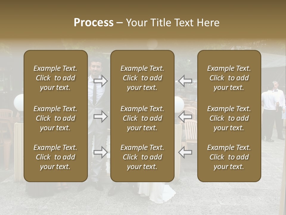 A Group Of People Standing Next To Each Other PowerPoint Template