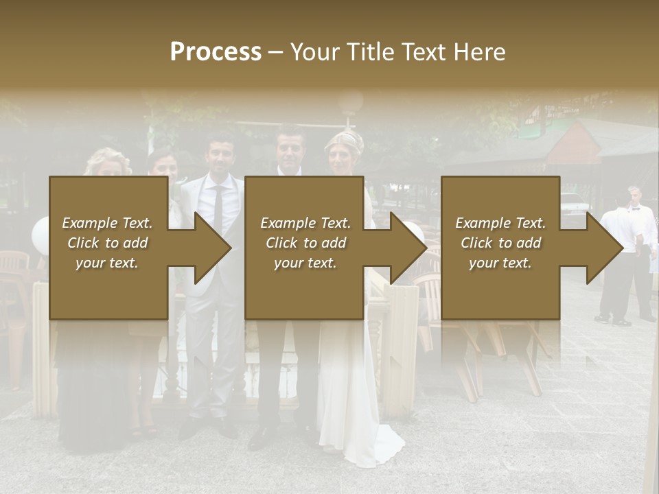 A Group Of People Standing Next To Each Other PowerPoint Template