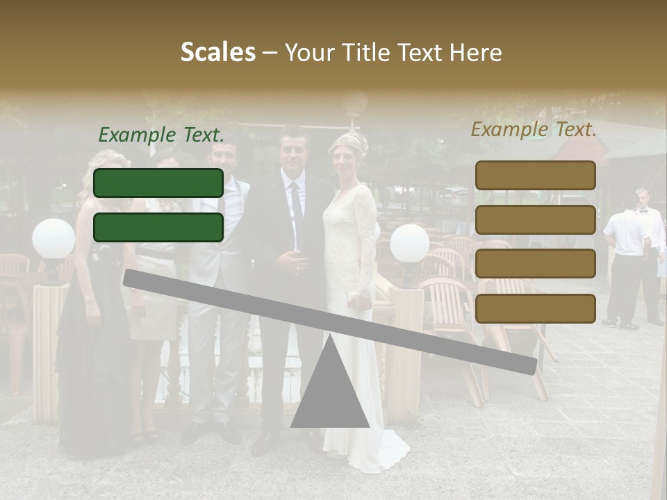 A Group Of People Standing Next To Each Other PowerPoint Template