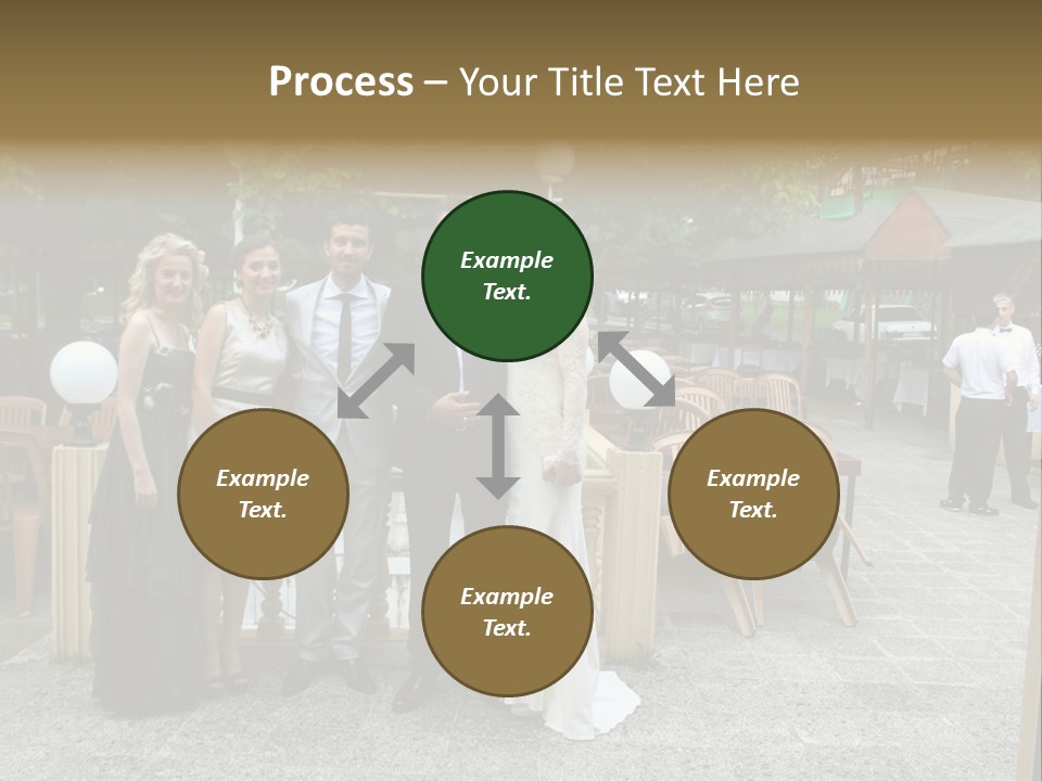 A Group Of People Standing Next To Each Other PowerPoint Template