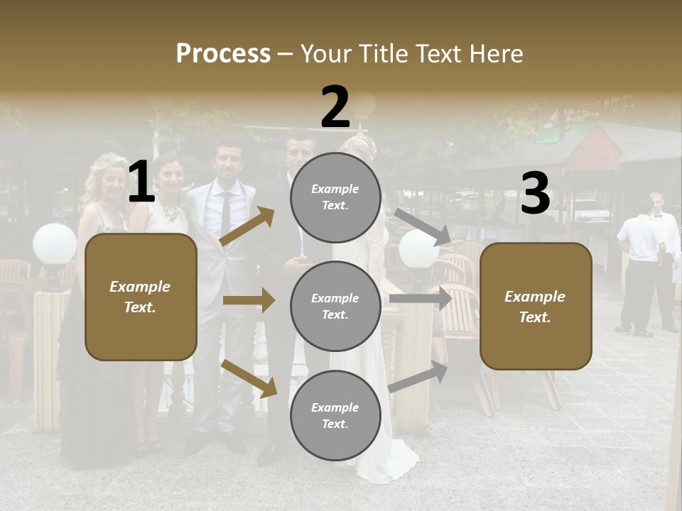 A Group Of People Standing Next To Each Other PowerPoint Template