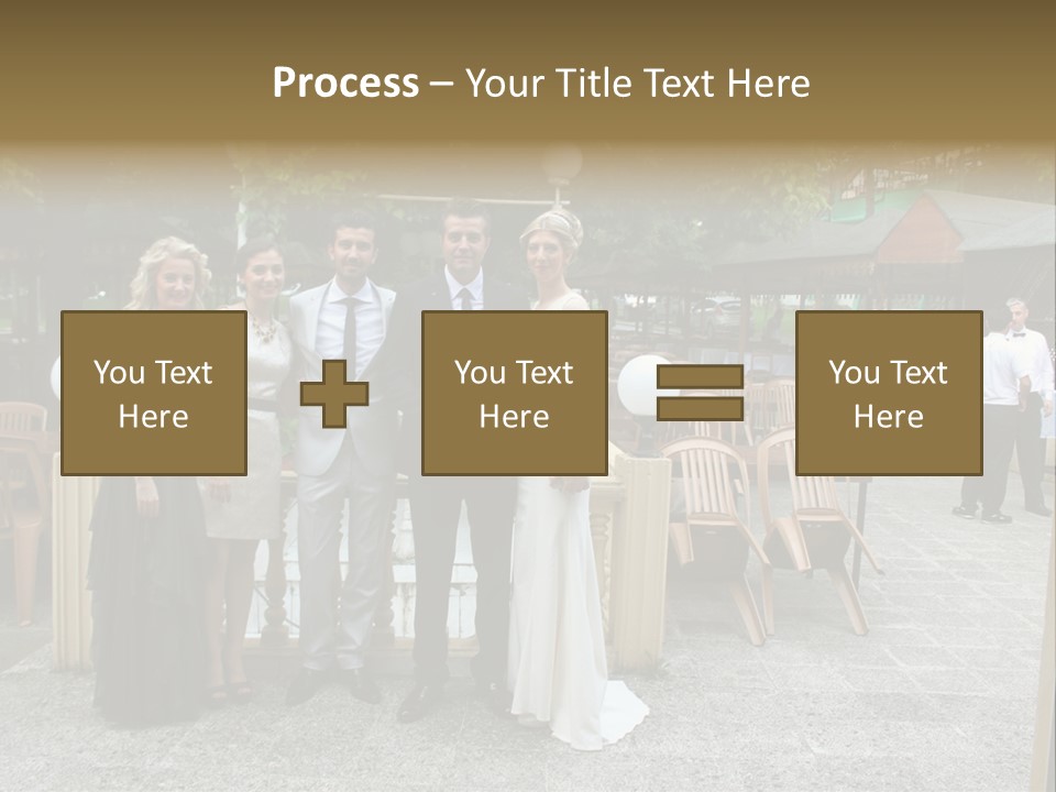 A Group Of People Standing Next To Each Other PowerPoint Template