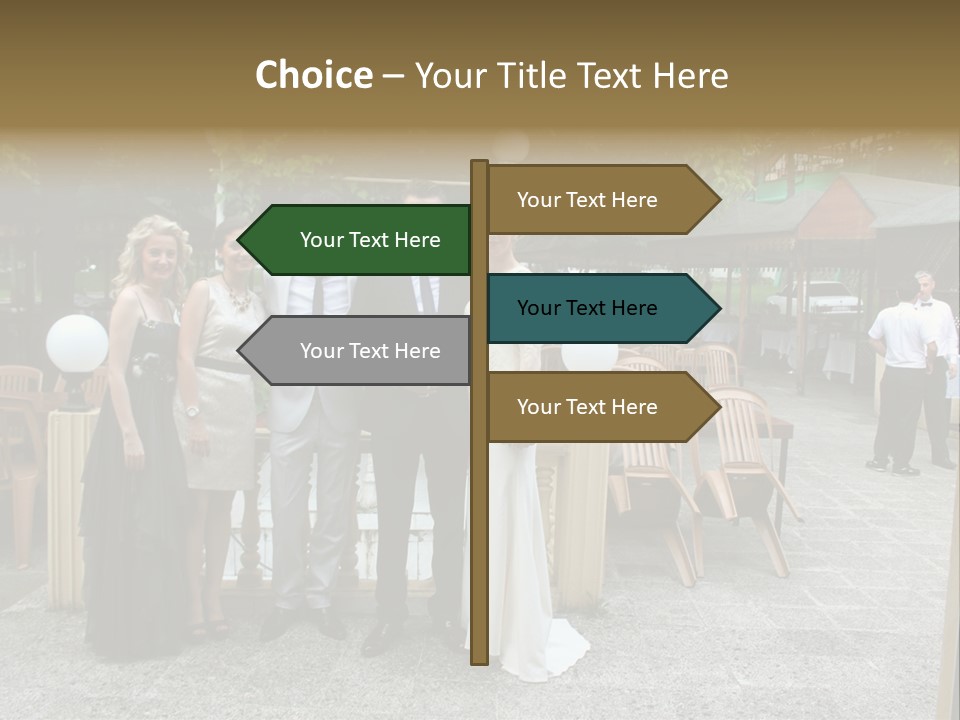 A Group Of People Standing Next To Each Other PowerPoint Template