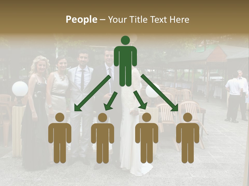 A Group Of People Standing Next To Each Other PowerPoint Template