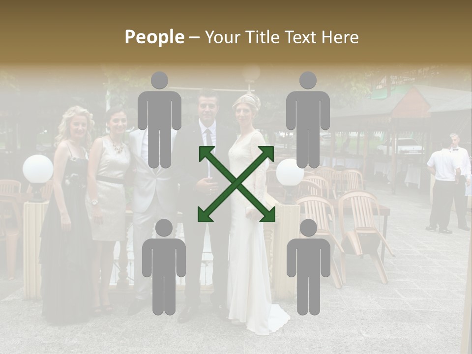 A Group Of People Standing Next To Each Other PowerPoint Template