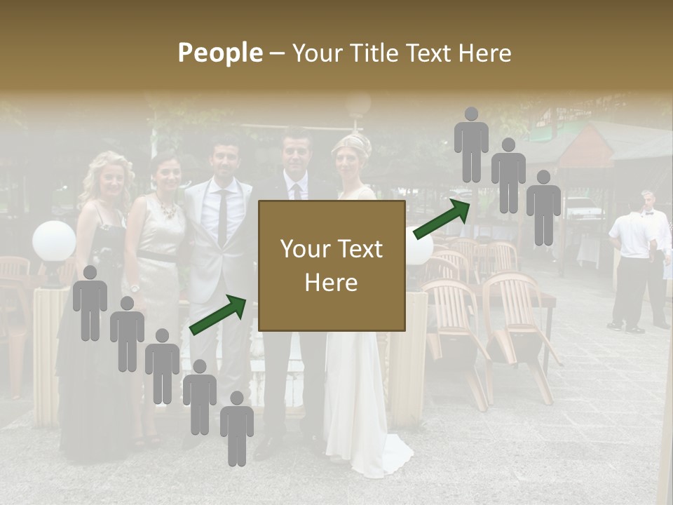 A Group Of People Standing Next To Each Other PowerPoint Template